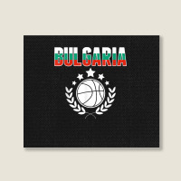 Bulgaria Basketball Fans Jersey Bulgarian Flag Sport Lovers T Shirt Landscape Canvas Print | Artistshot