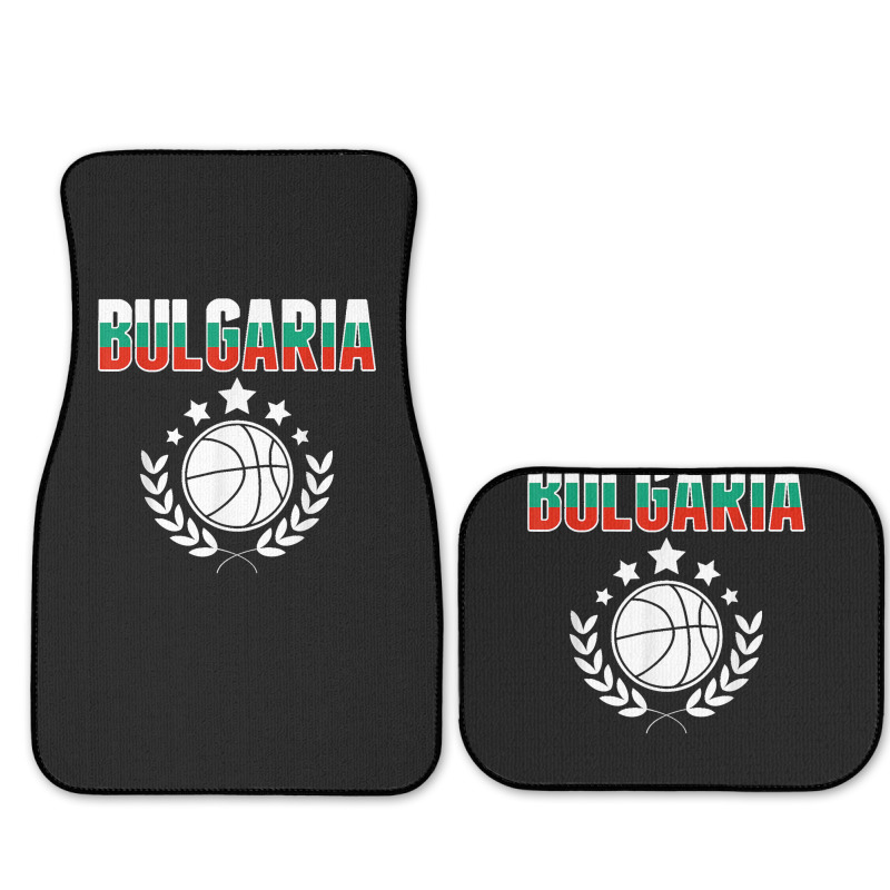 Bulgaria Basketball Fans Jersey Bulgarian Flag Sport Lovers T Shirt Full Set Car Mats | Artistshot