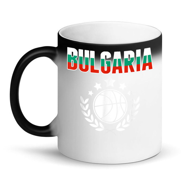 Bulgaria Basketball Fans Jersey Bulgarian Flag Sport Lovers T Shirt Magic Mug | Artistshot