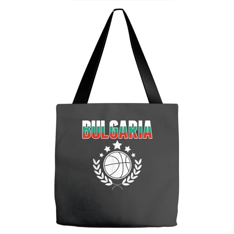 Bulgaria Basketball Fans Jersey Bulgarian Flag Sport Lovers T Shirt Tote Bags | Artistshot