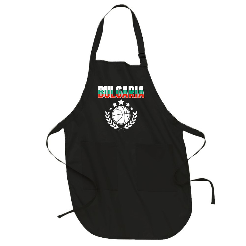 Bulgaria Basketball Fans Jersey Bulgarian Flag Sport Lovers T Shirt Full-length Apron | Artistshot