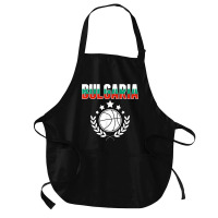 Bulgaria Basketball Fans Jersey Bulgarian Flag Sport Lovers T Shirt Medium-length Apron | Artistshot