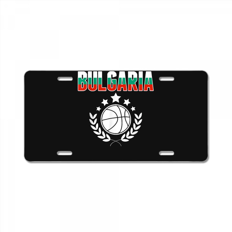 Bulgaria Basketball Fans Jersey Bulgarian Flag Sport Lovers T Shirt License Plate | Artistshot