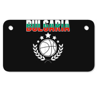 Bulgaria Basketball Fans Jersey Bulgarian Flag Sport Lovers T Shirt Motorcycle License Plate | Artistshot