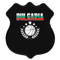 Bulgaria Basketball Fans Jersey Bulgarian Flag Sport Lovers T Shirt Shield Patch | Artistshot