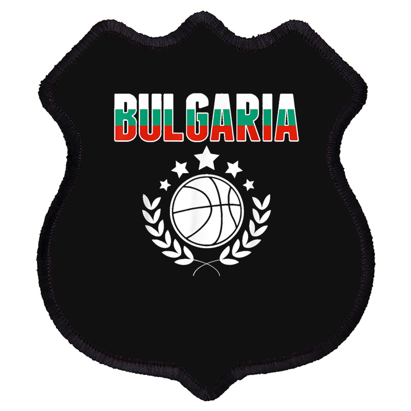 Bulgaria Basketball Fans Jersey Bulgarian Flag Sport Lovers T Shirt Shield Patch | Artistshot