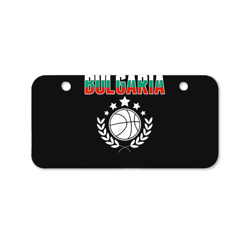 Bulgaria Basketball Fans Jersey Bulgarian Flag Sport Lovers T Shirt Bicycle License Plate | Artistshot