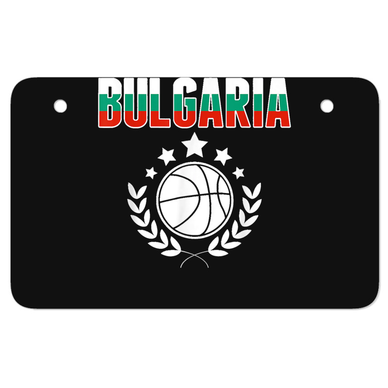 Bulgaria Basketball Fans Jersey Bulgarian Flag Sport Lovers T Shirt Atv License Plate | Artistshot