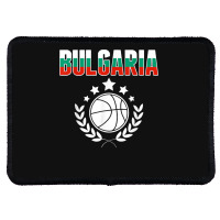 Bulgaria Basketball Fans Jersey Bulgarian Flag Sport Lovers T Shirt Rectangle Patch | Artistshot