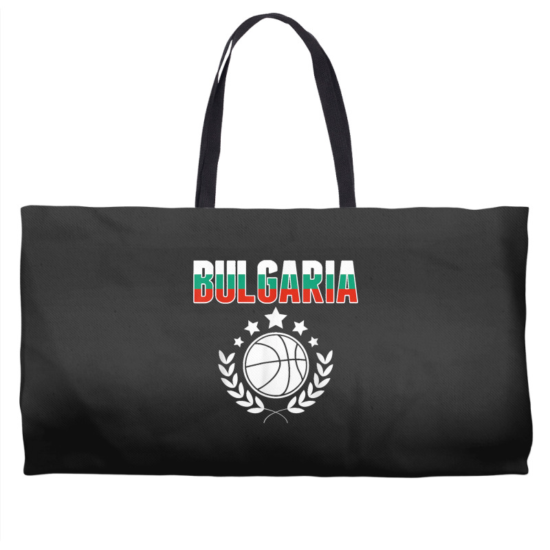 Bulgaria Basketball Fans Jersey Bulgarian Flag Sport Lovers T Shirt Weekender Totes | Artistshot