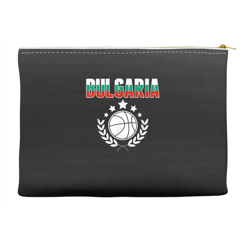 Bulgaria Basketball Fans Jersey Bulgarian Flag Sport Lovers T Shirt Accessory Pouches | Artistshot