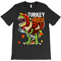 Thanksgiving T Rex Dinosaur Turkey Costume Kids Gift Boys T-shirt | Artistshot