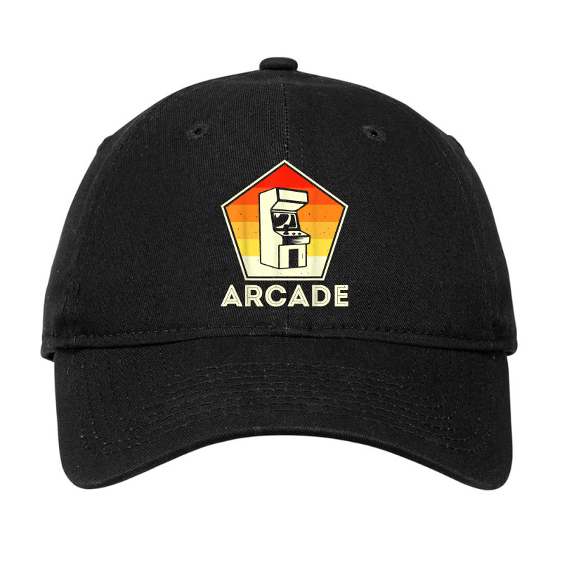 Retro Vintage 80s Arcade Video Game Machine Gamer T Shirt Adjustable Cap by cm-arts | Artistshot