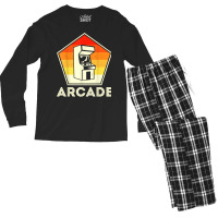 Retro Vintage 80s Arcade Video Game Machine Gamer T Shirt Men's Long Sleeve Pajama Set | Artistshot