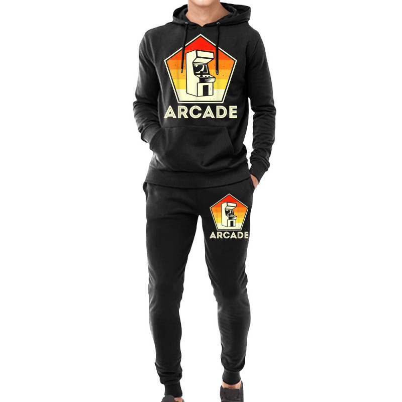 Retro Vintage 80s Arcade Video Game Machine Gamer T Shirt Hoodie & Jogger Set | Artistshot