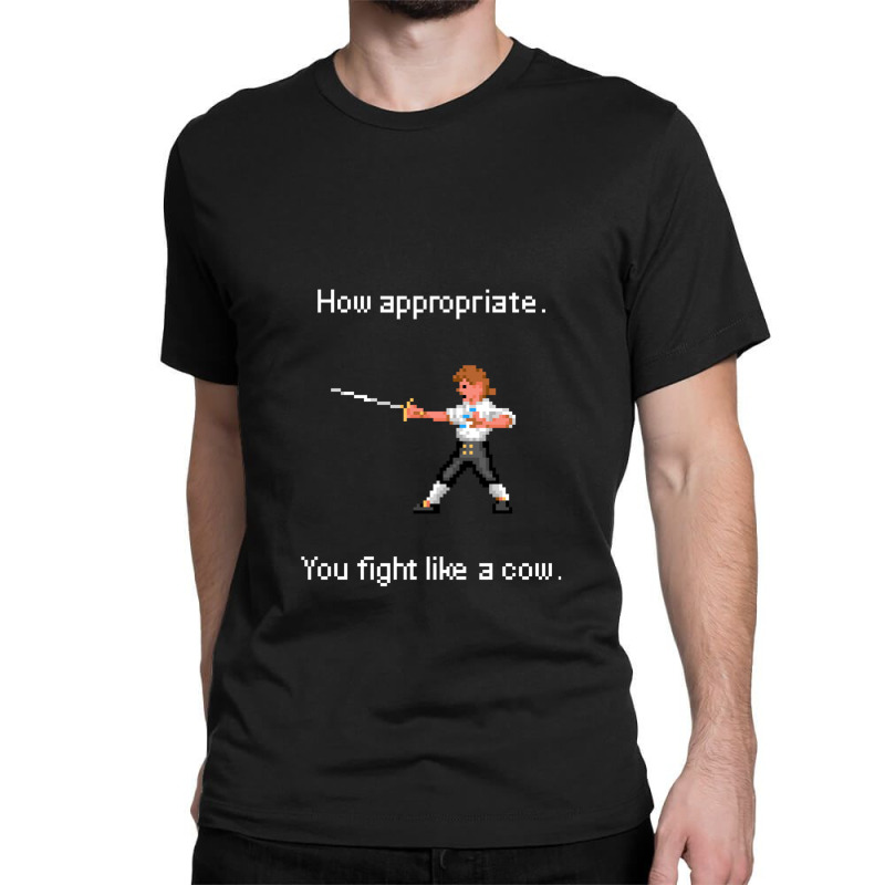 How Appropriate. You Fight Like A Cow. Classic T-shirt by JeanetteNeubauer | Artistshot