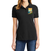 Channel Islands California Wpa National Parks Poster Retro T Shirt Ladies Polo Shirt | Artistshot