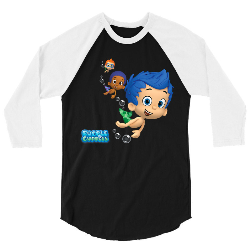 Bubble Guppies Gil, Goby And Nonny 3/4 Sleeve Shirt | Artistshot