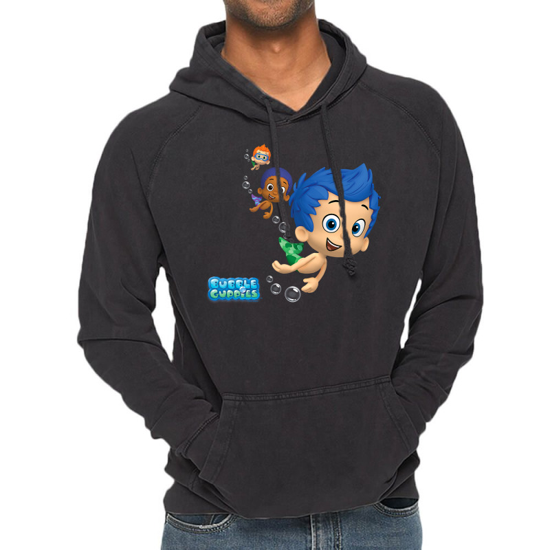 Bubble Guppies Gil, Goby And Nonny Vintage Hoodie | Artistshot