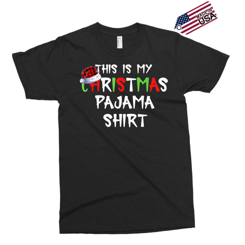 This Is My Christmas Pajama Funny Plaid Merry Christmas Xmas Exclusive T-shirt | Artistshot