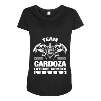 Team Cardoza Lifetime Member Gifts T Shirt Maternity Scoop Neck T-shirt | Artistshot