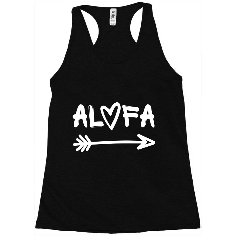 Alofa - Love In Samoan - Heart, Graffiti And Arrow Racerback Tank by cm-arts | Artistshot