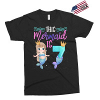 This Mermaid Is 7 Year Old 8th Birthday Girl Daughter Exclusive T-shirt | Artistshot