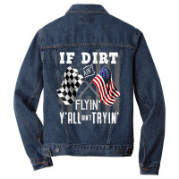 Dirt Track Racing Motocross Stock Car Racing T Shirts Gift Men Denim Jacket | Artistshot