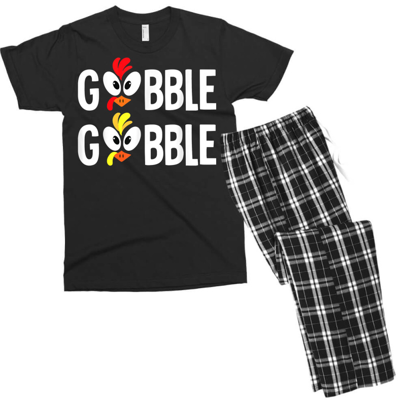 Thanksgiving Turkey Day Womens Mens Youth Fall Thanksgiving Men's T-shirt Pajama Set | Artistshot