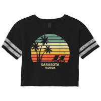 Vintage Florida Sarasota Beach T Shirt Cool Retro Tee Scorecard Crop Tee | Artistshot