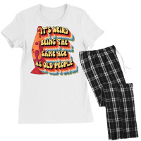 Cute Retro Hippie 70s Lava Lamp Boomer Millenial Pride T Shirt Women's Pajamas Set | Artistshot