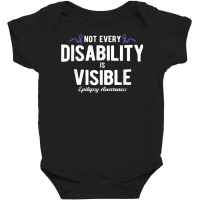 Not Every Disability Is Visible Epilepsy Awareness T Shirt Baby Bodysuit | Artistshot