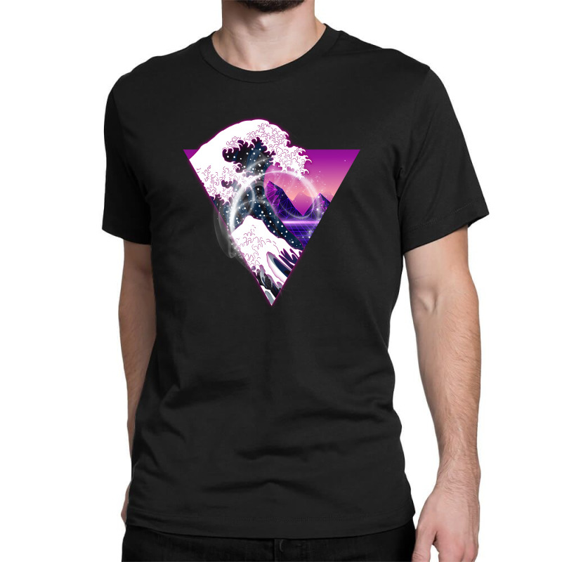 Great Wave Light Effect Classic T-shirt | Artistshot