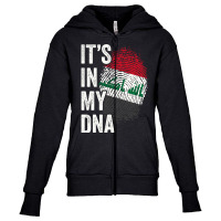 Its In My Dna Iraq Flag Iraqi Roots Pride Genetic Long Sleeve T Shirt Youth Zipper Hoodie | Artistshot