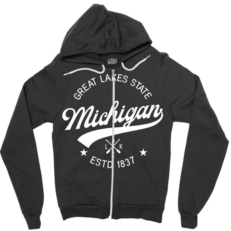 Michigan Sweatshirt Zipper Hoodie | Artistshot