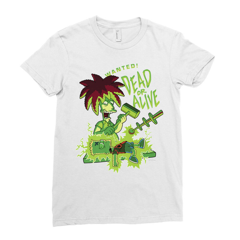 The Simpsons Treehouse Of Horror Halloween Sideshow Bob Premium T Shir Ladies Fitted T-Shirt by cm-arts | Artistshot