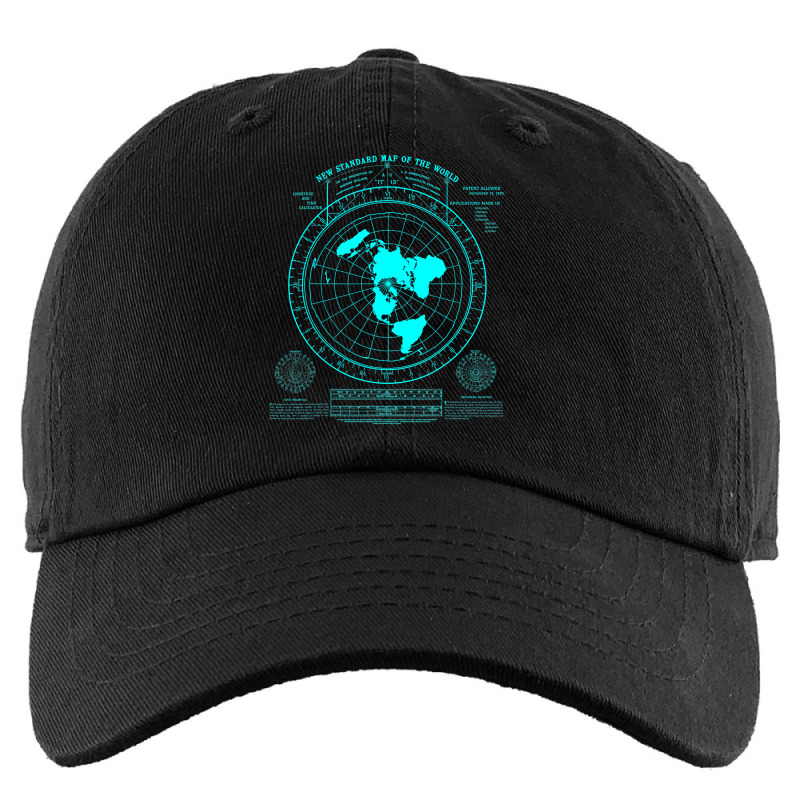 Gleason's New Standard Map Of The World, Flat Earth Kids Cap | Artistshot