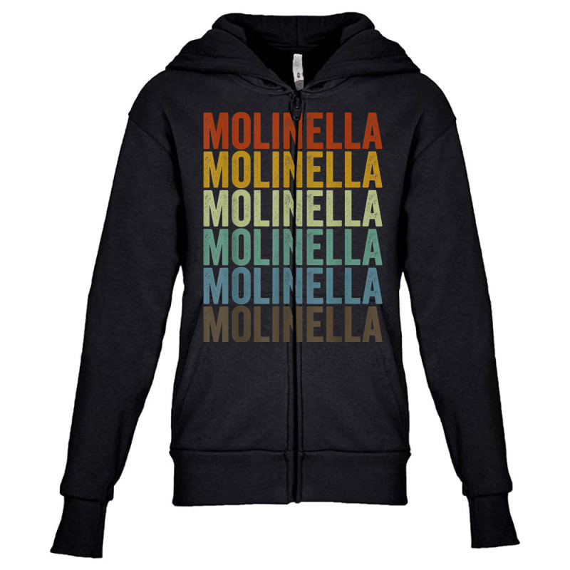 Molinella City Retro Youth Zipper Hoodie by Scarlets | Artistshot