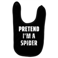 Easy Lazy Halloween Costume Pretend I M A Spider Baby Bibs | Artistshot