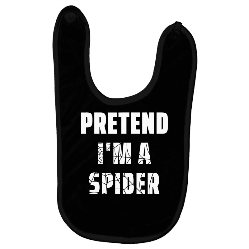 Easy Lazy Halloween Costume Pretend I M A Spider Baby Bibs by Haley1989 | Artistshot