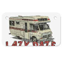 Lazy Daze 1956, Camping Motorcycle License Plate | Artistshot