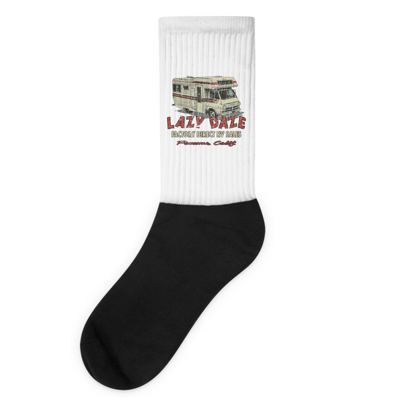 Lazy Daze 1956, Camping Socks | Artistshot