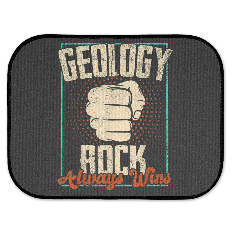 Geology Funny Geologist Earth Science Geoscience Rear Car Mat | Artistshot