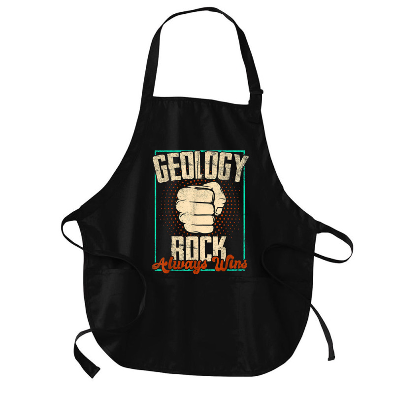 Geology Funny Geologist Earth Science Geoscience Medium-length Apron | Artistshot