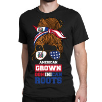 American Grown Dominican Roots Usa Dominican Republic Classic T-shirt | Artistshot