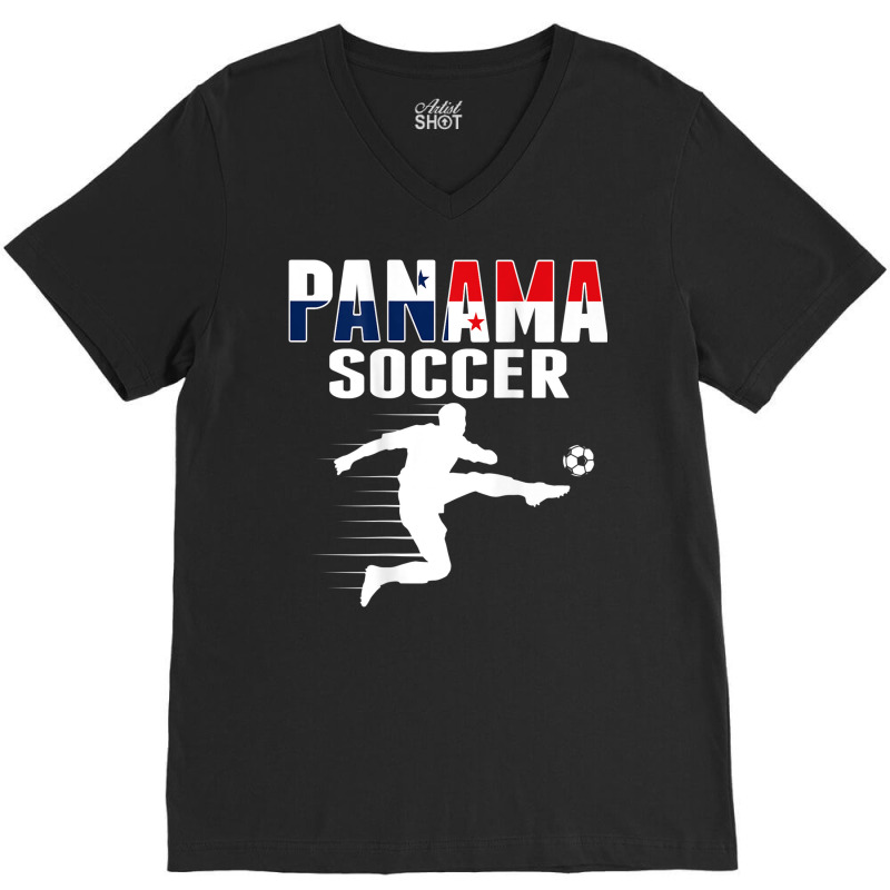 Panama Soccer Lovers Jersey Panamanian Flag Football Players V-Neck Tee by bambi | Artistshot