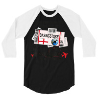 Basingstoke Girl   Basingstoke Boarding Pass   Basingstoke 3/4 Sleeve Shirt | Artistshot