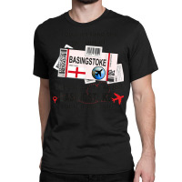 Basingstoke Girl   Basingstoke Boarding Pass   Basingstoke Classic T-shirt | Artistshot