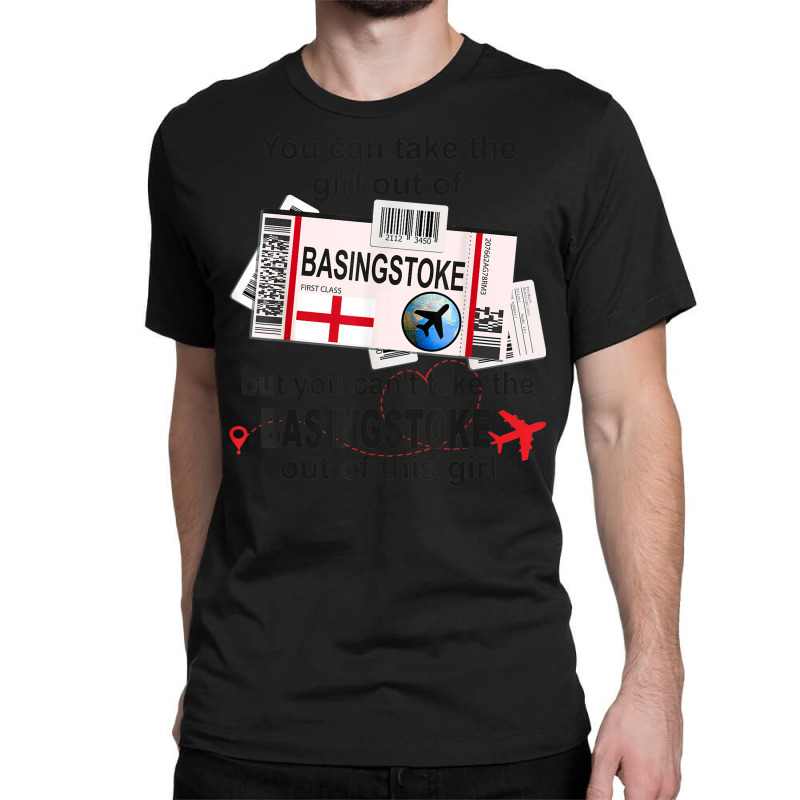 Basingstoke Girl   Basingstoke Boarding Pass   Basingstoke Classic T-shirt by Blimpie | Artistshot