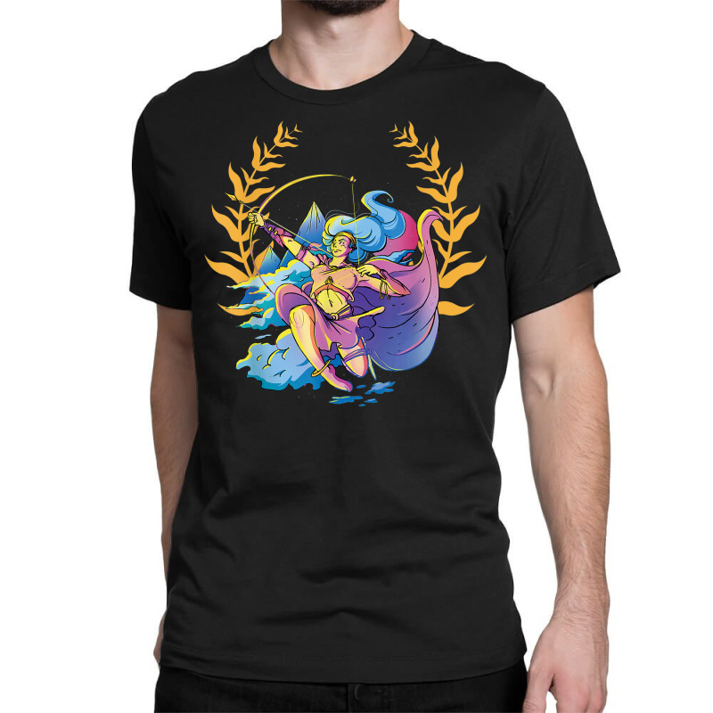 Artemis Greek Goddess Ancient Mythology Lover Classic T-shirt | Artistshot